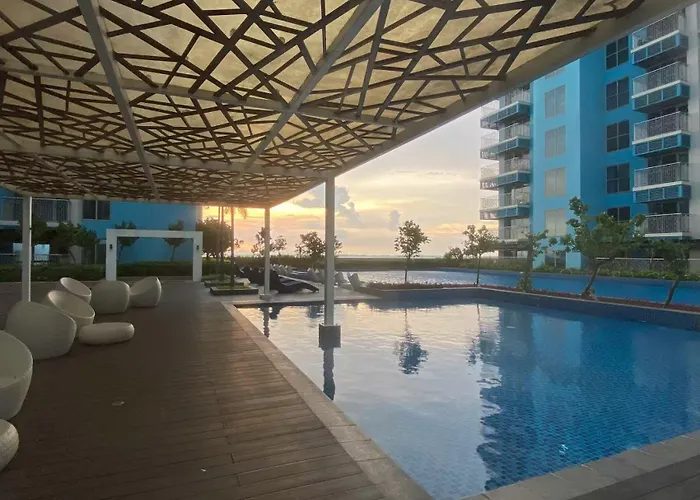 120sqm 3bedrooms Luxurious Facing Bay Sunset Nearby Okada Moa Solaire Ayala Malls Apartment Manila