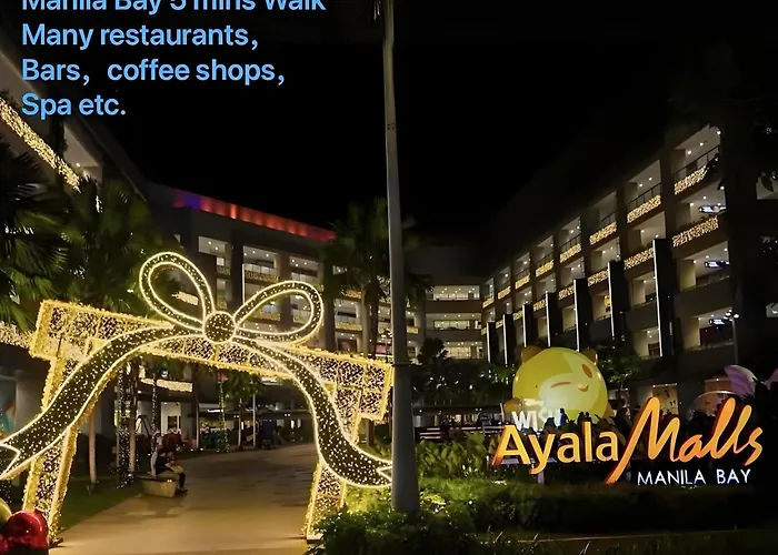 120sqm 3bedrooms Luxurious Facing Bay Sunset Nearby Okada Moa Solaire Ayala Malls Apartment Manila